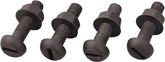Bike It Number Plate Bolts And Nuts Black 50Pcs
